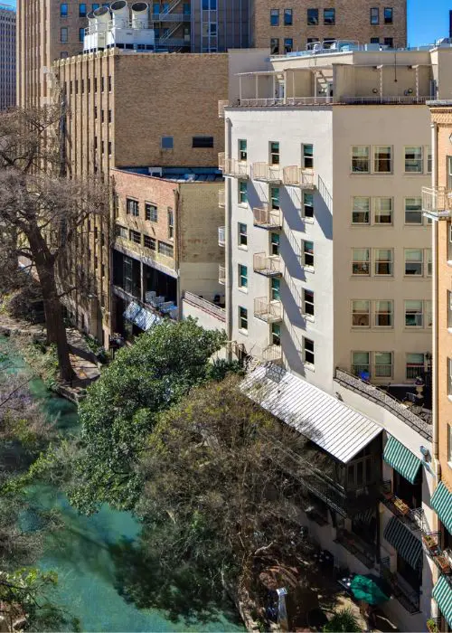 The river view room POV from Hyatt Regency San Antonio Riverwalk