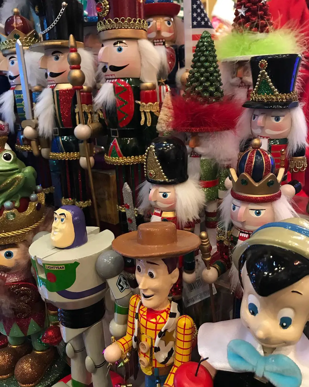 Nutckrackers Galore at the Christmas Cottage.