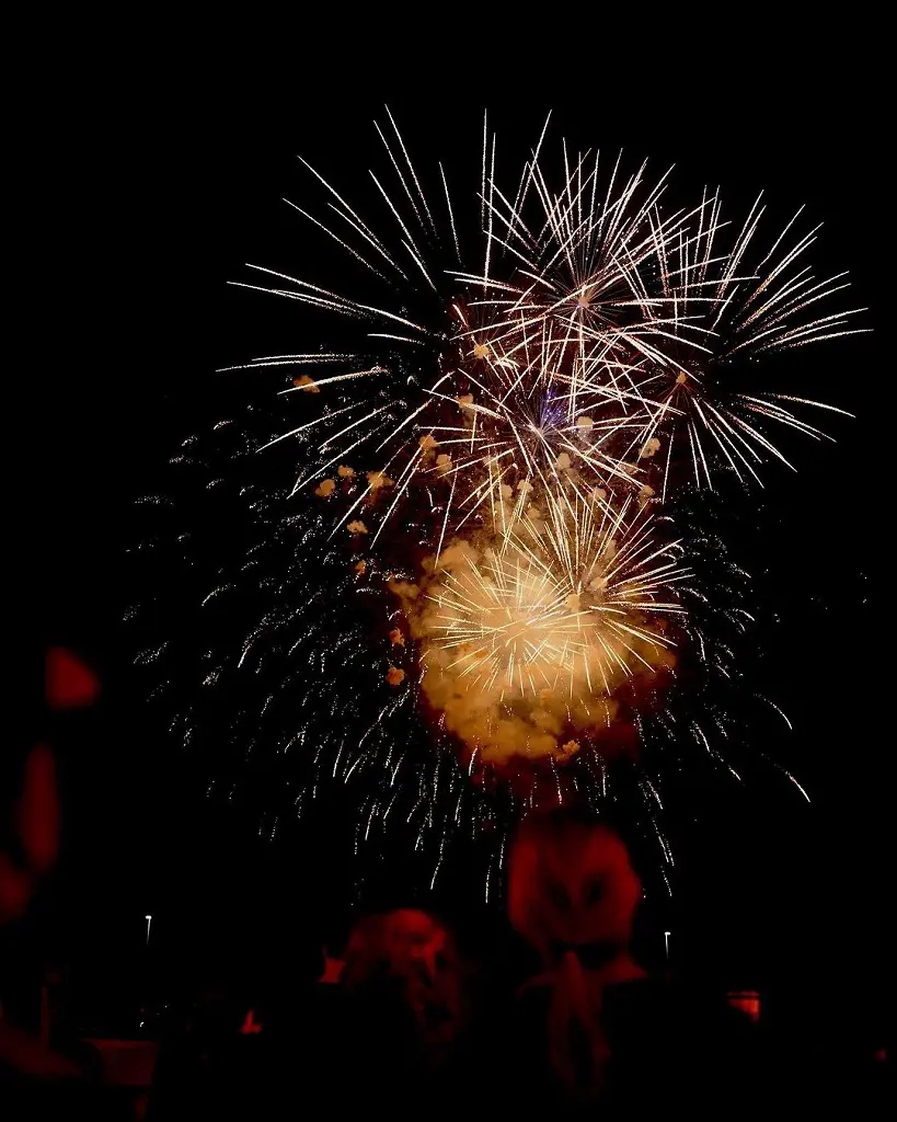 Fireworks at Corning New York on the occasion of Independence Day.