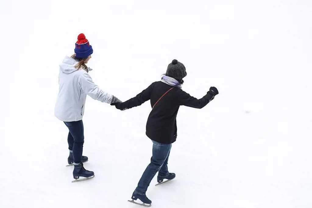 Corning Civic Center Ice Rink provides trainers to the new ice skaters.
