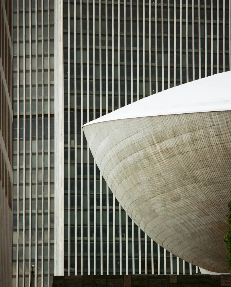 A masterpiece in NY, The Egg. (Photo By: Andrew Keymaster)