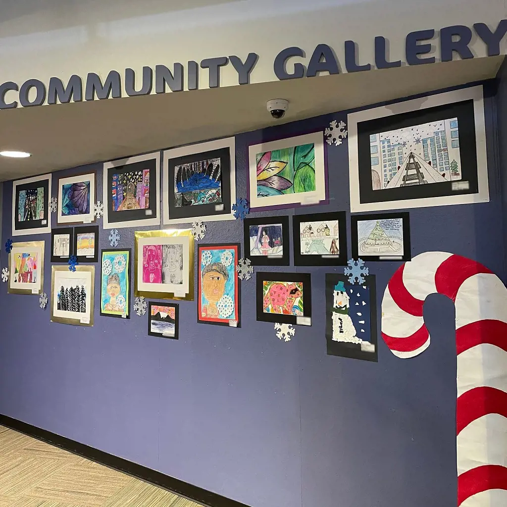 Community Gallery section of Long Island Children's Museum