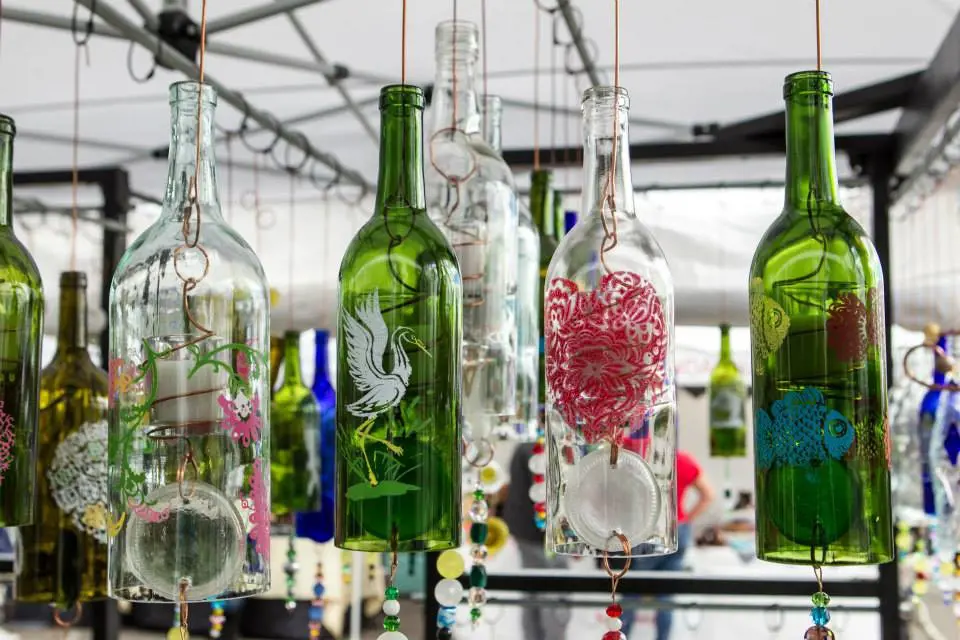 Custom-made lights at The Oyster Festival several years back