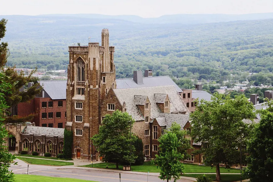 The landscapes of Cornell University.