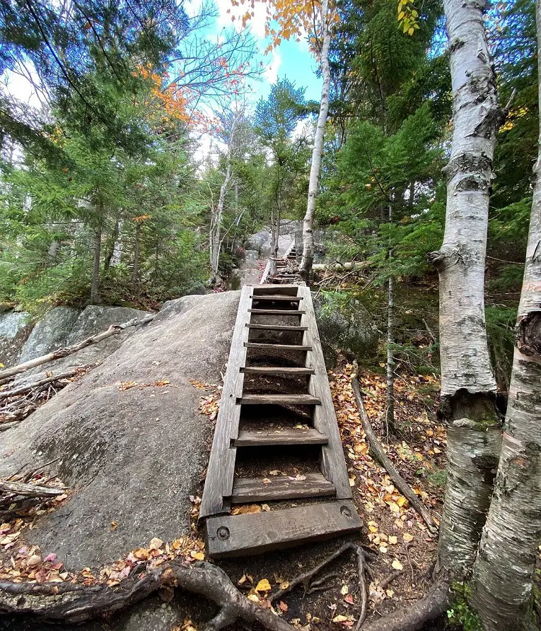 One of the trail leading to the peak of the Mountain Jo